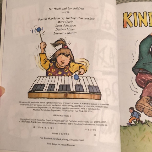 NWOT - KINDERGARTEN A B C BY JACQUELINE ROGERS CELEBRATING EACH LETTER - #286 - Picture 5 of 13